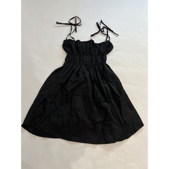 Scarlet & Sam Scrunched Dress in Black - Picture 3 of 4